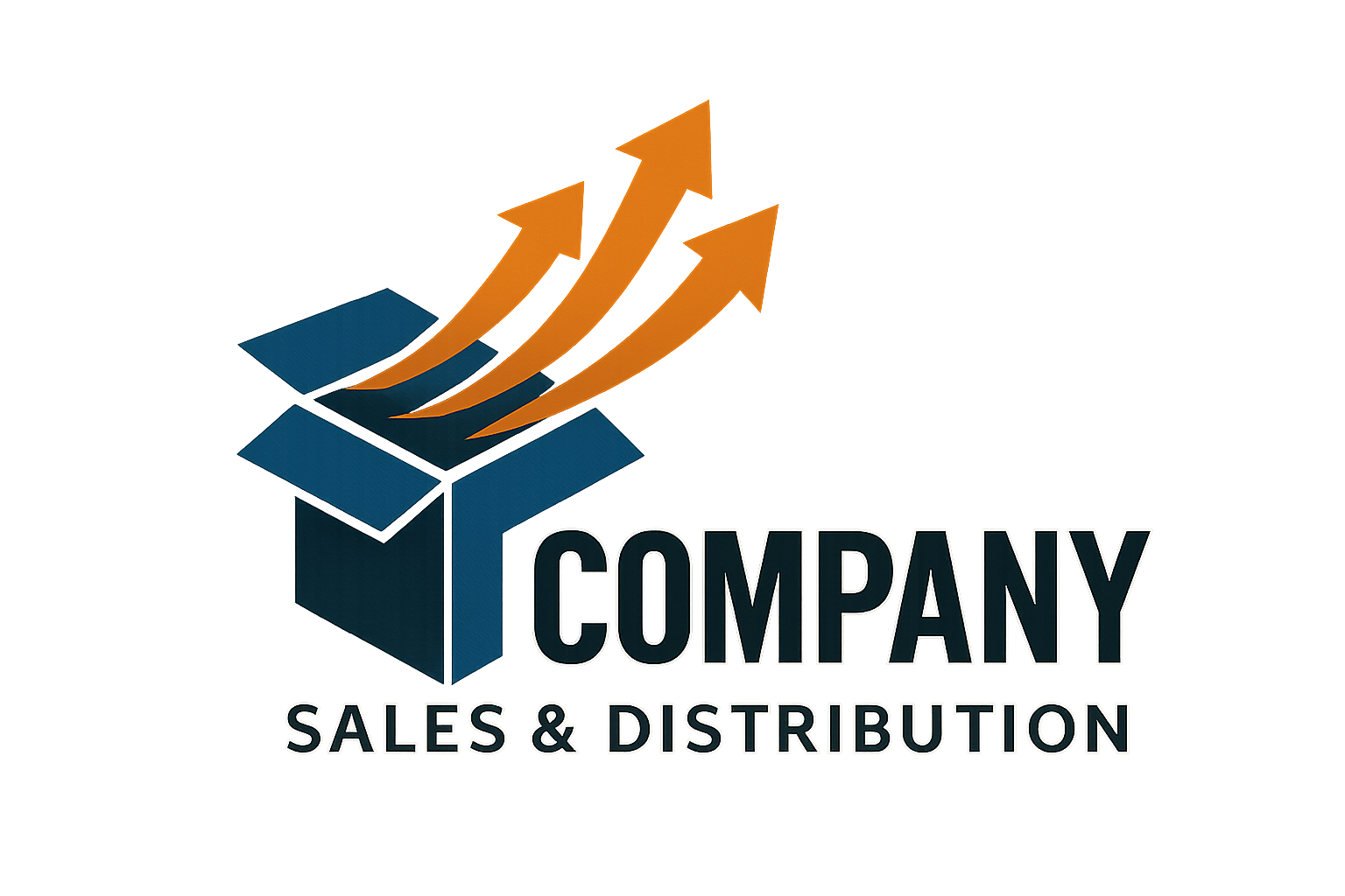 Logo de una empresa de ventas y distribución