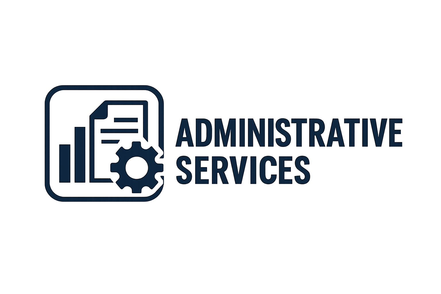 Logo de una organización de servicios administrativos